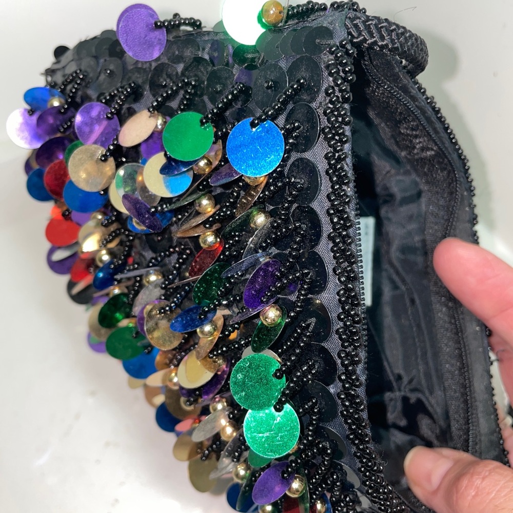 Beaded & Reflective Metallic Multi-Color Sequin E… - image 5